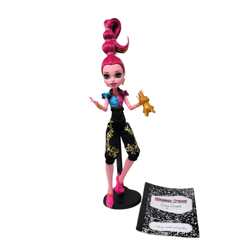 Monster High Gigi Grant 13 Wishes G1 Doll Genie Shoes Diary Purse 2013